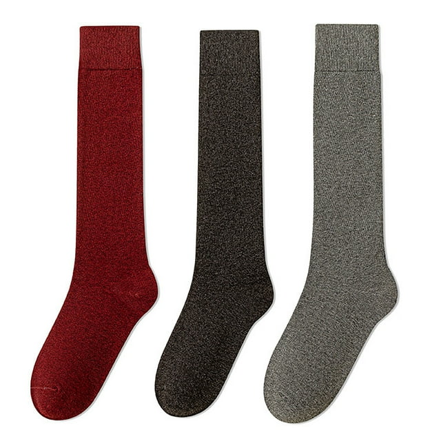 WEAIXIMIUNG No Show Socks Women Womens Leg High Length Socks Keep Warm Out Fall and Winter