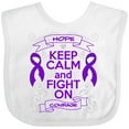 thumbnail image 3 of Inktastic Chiari Malformation Keep Calm Fight On Boys or Girls Baby Bib, 3 of 4