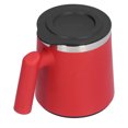thumbnail image 4 of Taza de café de acero inoxidable de 420 ml, taza de desayuno, Taza de leche de café para el hogar, oficina, Camping, Rojo, 4 of 5