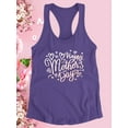 thumbnail image 3 of Mothers Day Cluttered Text Racerback Tank Women -Image by Shutterstock, Female x-Small, 3 of 4