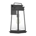 thumbnail image 4 of Matte Black One Light Outdoor Wall Lantern from the Boone Collection, 4 of 5