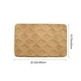 thumbnail image 3 of Vfedsrsge Bath Rug Mat Bathtub Mat Non Slip Absorbent Bath Mat Bathroom Mat Quick Dry Machine Washable Shower Floor Rugs Bathroom 24x16, 3 of 6