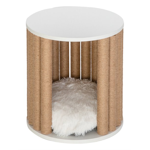 HOBBYZOO 16" Pet Cat Climbing Frame Cat Furniture Grab Column Side