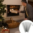 thumbnail image 4 of HONMEET 2Pcs Decorative Fireplace Screen Black Fire Containment Simple Design Protector, 4 of 6