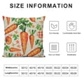 thumbnail image 5 of FUMJ  Easter Pillow Covers Easter Decorations Watercolor Carrots Throw Pillows Spring Farmhouse Decor Cushion Case for Sofa Couch, 5 of 5