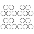 thumbnail image 1 of 20Pcs 66 mm X 60 mm X 3 mm Juntas de Sello de Aceite de Goma o Anillo Negro Mecánico, 1 of 5