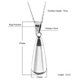 thumbnail image 3 of Collar de botella de perfume en forma de gota de acero inoxidable para hombres y mujeres Botella de aceite esencial de acero de titanio Cadena de suéter Colgante conmemorativo de urna para mascotas Feliz Sencillez, 3 of 5