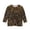 Coffee B, variant on Toddler Print Tops Sequin 3/4 Sleeve Crew Neck T Shirt Fall Casual School Uniform
