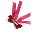 thumbnail image 3 of 1pc Glittery Ribbon Bowknot Hair Barrette With Long Ribbon, Suitable For Everyday Wear, Parties, Festivals For Women, 3 of 4