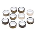 thumbnail image 1 of Washi Tape, Print Decorative Tape, Without Leaving Any  Residue Different Shapes With Black Gold Foil Patterns Detachable Easy To Use, For Home, 1 of 8