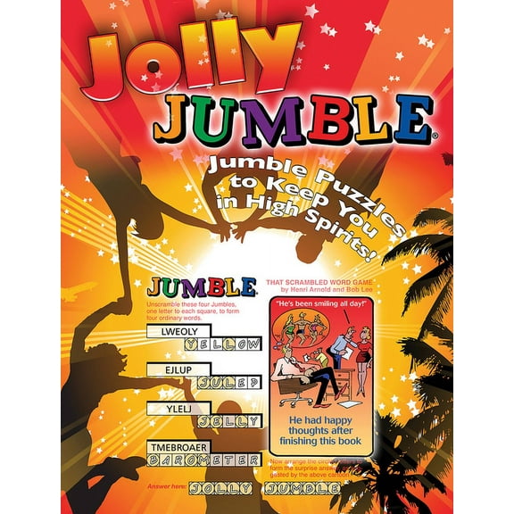 Jumbles(r) Jolly Jumble(r): Jumble(r) Puzzles to Keep You in High Spirits!, (Paperback)