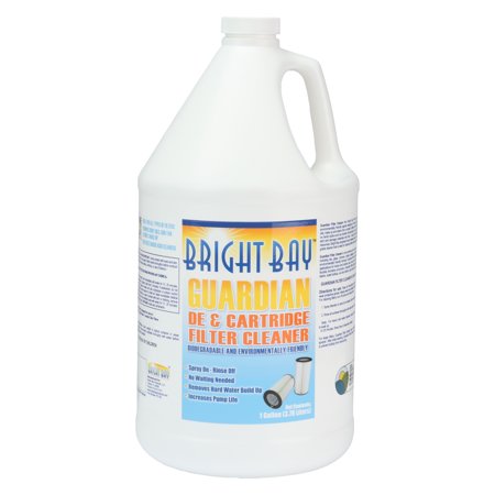 Filter Cleaner, Pool/Spa Cartridge, Bright Bay, 1 qt.- No Harsh Acid