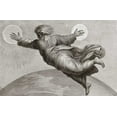 thumbnail image 2 of Raphael 32x22 White Modern Wood Framed Museum Art Print Titled - Sun and Moon, 2 of 4