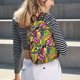 thumbnail image 5 of Fotbe Colrful Tropical Leaves Mochila de Lona con Estampado, Mochila Duradera, Mochila Versátil de Alta Calidad, Mochila Compacta Vintage-Medium, 5 of 5