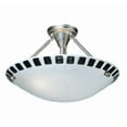 thumbnail image 4 of Meyda Tiffany 109062 Metro Fusion 2 Light 18" Wide Semi-Flush Bowl Ceiling Fixture -, 4 of 7