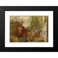 thumbnail image 2 of Anonymous 24x18 Black Modern Framed Museum Art Print Titled - Figures in a Landscape (19th Century), 2 of 5