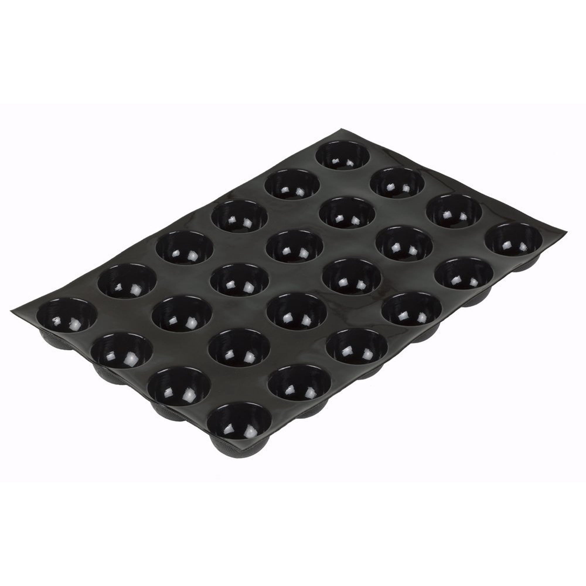 Sasa Demarle FP 01268 Flexipan 4-Ounce Half-Sphere Pan with 24 Molds