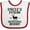 White and Red, variant on Inktastic Uncle Future Hunting Buddy Boys Boys Baby Bib