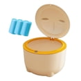 thumbnail image 4 of 2 Cubos De Arena Para Gatos Con Tapa Y Bolsas De Basura Para Animales Pequeños, 4 of 8