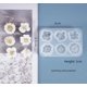 thumbnail image 1 of 1 pieza de molde de silicona for flores pequeñas for decorar todo el tablero y múltiples especificaciones de molde de silicona de margarita, 1 of 2