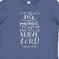 thumbnail image 4 of Inktastic We Will Serve the Lord Bible Verse Boys or Girls Baby T-Shirt, 4 of 5
