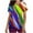 Blue, variant on QATAINLAV 2025 Summer Savings! Womens Scrub Tops Rainbow Print V Neck Short Sleeve T Shirts Stretch Nurse Work Uniform Medical Scrubs with Pockets Blue L