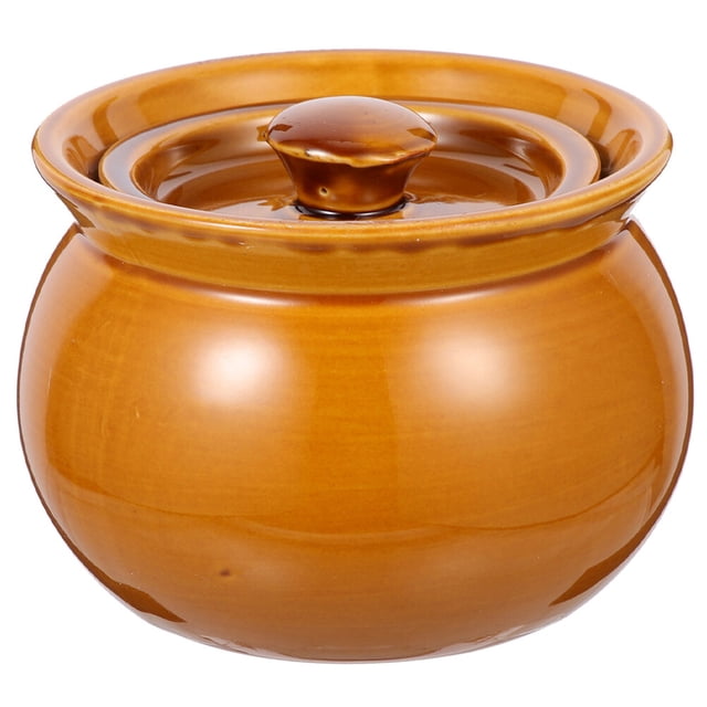 MasteelfCA Ceramic Stewing Pot Household Exquisite Soup Stew Pot Soup Pot Home Kitchen Supply