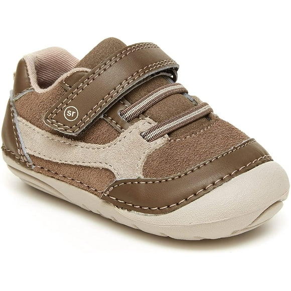 Stride Rite Unisex-Child Soft Motion Kylin Sneaker Infant 0-12 Months 3.5 Wide Infant Brown