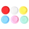 thumbnail image 1 of Shisuyan 10pcs Baby Double Sides Suction Bowl Strong Suction Anti - Fall Silicone Fixed Bowl Base Suction Cup Pad Baby Tableware Supplies (Random Color), 1 of 8