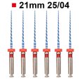 thumbnail image 1 of Dentistry Endo Root Canal Files 21mm 25mm 04 06 Taper Heat Activation Endodontic Files Use For Root Canal Cleaning Dentist Tool, 1 of 5