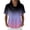 Dark Purple, variant on Minjewel Women's Round Neck Short Sleeve Tie-Dye Print Sweater, Casual Fashion Tops for Women, Comfortable and Breathable for Daily Outfits,Dark Purple,S