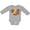 AC-Heather Grey, variant on Inktastic Number Two Race Car Boys or Girls Long Sleeve Baby Bodysuit