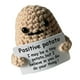 thumbnail image 2 of Papa Ganchillo Con Tarjeta Positiva Regalo para Amigos (color P), 2 of 2