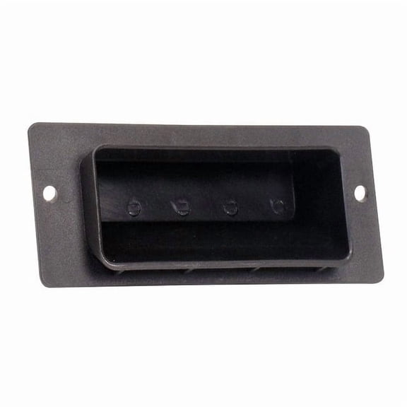 Sugatsune Recessed Pull Handle, Polypropylene, Unthr. Through Holes HH-PS99