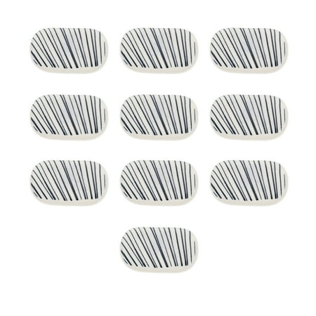 

NUOLUX 10 Pcs Japanese Household Ceramic Tableware Chopsticks Racks Spoon Holders