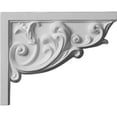 thumbnail image 1 of Ekena Millwork SB09X07AB-R 9 In. W X 7 In. H X .75 In. D Architectural Aberdeen Stair Bracket- Right, 1 of 1