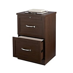 Realspace Premium Letter Size Vertical File Cabinet 2 Drawers