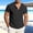 Black, variant on Men's Polo Shirts, Summer Short Sleeve Basic Pullover Shirts with Collar Sky Blue Size 3XL