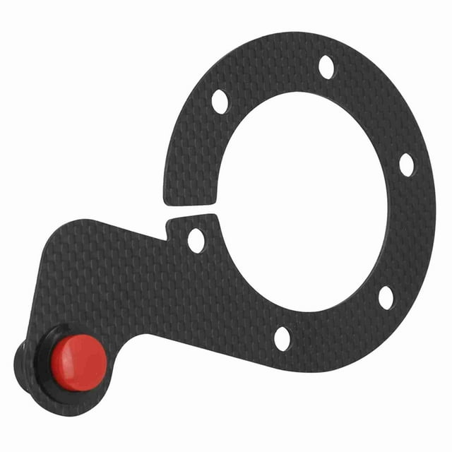 Kits de botones de bocina de fibra de carbono para el volante con botón externo, adecuado para 6 pernos reemplazo directo para el estándar original