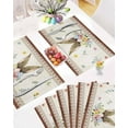 thumbnail image 5 of Easter Placemats Set of 4, Bunny Rabbit Ears Eggs Placemat for Dining Table Decorations, Spring Flowers Boho Place Mats, Spring Table Mats for Kitchen Dinner Seasonal Holiday Party Decor, 5 of 6