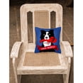 thumbnail image 2 of Carolines Treasures VHA3011PW1818 Ahoy Matey Nautical Border Collie Fabric Decorative Pillow  18H x18W multicolor, 2 of 2