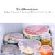 thumbnail image 3 of 6 tapas elásticas de silicona resistentes a altas temperaturas, redondas y reutilizables para refrigeradores, microondas y hornos., 3 of 8
