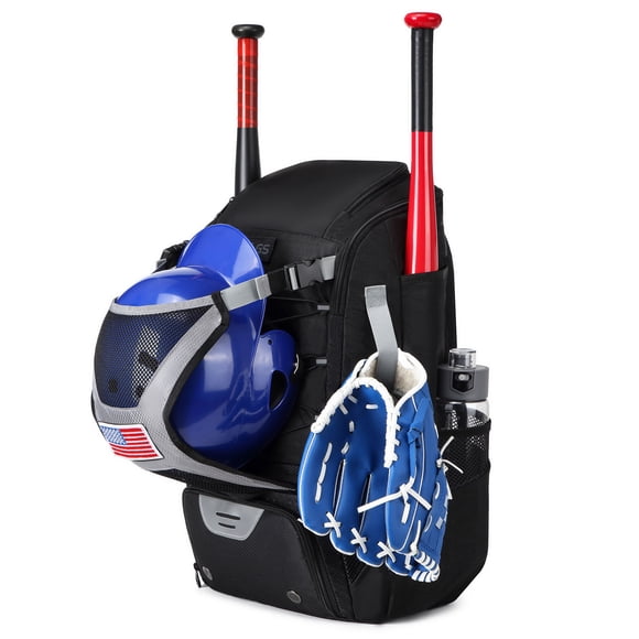 Baseball Bag With Shoe Compartments And Wet Pockets Lightweight And Comfortable Youth Baseball Bag Softball Bag For Girls With Large Capacity And Organized Waterproof Baseball Bags For Boys 8-12 Yout