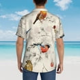 thumbnail image 6 of Fotbe Little Birds Hawaiian Shirt For Men Unisex Summer Beach Casual Short Sleeve Cotton Linen Button Down Shirts-Xx-Large, 6 of 9