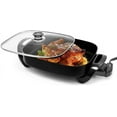 thumbnail image 6 of Caynel Professional Non-stick Electric Skillet with Tempered Glass Lid, 16 Inch Cooking Surface, 6 of 6