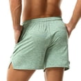 thumbnail image 3 of FAHXNVB Men Quick Dry Athletic Shorts Elastic Waist Side Slit Workout Summer Shorts with Pockets Lightweight Shorts, 3 of 7