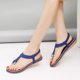 thumbnail image 4 of Sandalias de mujer, zapatos frescos de verano, zapatos de playa, sandalias de pellizco de estilo romano de tacón plano Wmkox8yii shjk1393, 4 of 4