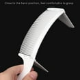 thumbnail image 4 of Necvior Professional Barber Stylist Curved Styling Comb Haircut Comb Positioning Comb Non Slip Handle Resistant Flat Top Comb, 4 of 15