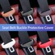 thumbnail image 2 of 1 funda protectora universal para hebilla de cinturón de seguridad de coche, anticolisión, de piel sintética, accesorios para el interior del coche, 2 of 5