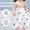 thumbnail image 1 of 2 Pcs Jupe-Couche pour Bébé, Jupe-Couche d'Apprentissage de la Propreté Jupe-Couche Réutilisable Pantalon-Couche de Propreté Anti-Fuite, Taille Haute, Jupe-Couche Protectrice du Ventre à Taille Haute, Respirante pour Enfants (L), 1 of 7